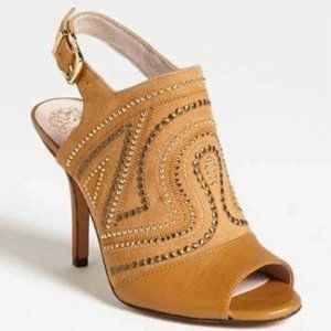 Vince Camuto Yolana Peep Toe Heels Size 6.5